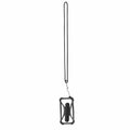 Lanyard Supporto Kesey nero - personalizzabile con logo