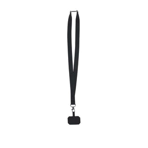 Lanyard Supporto Sailix nero - personalizzabile con logo