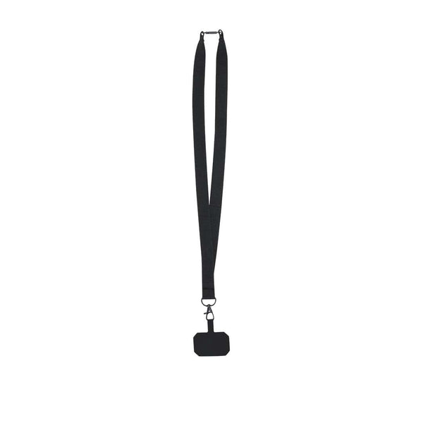 Lanyard Supporto Sailix nero - personalizzabile con logo