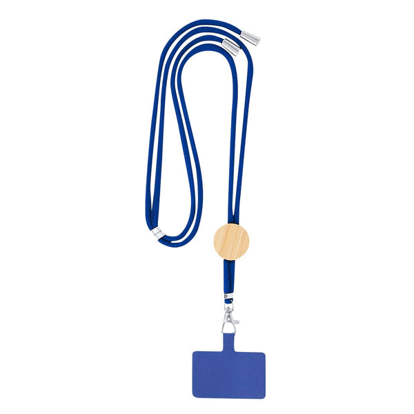 Lanyard Supporto Thorne blu - personalizzabile con logo