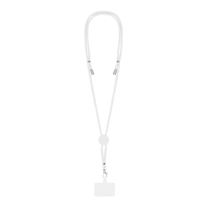 Lanyard Supporto Zaret bianco - personalizzabile con logo
