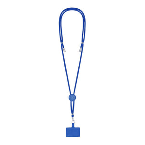 Lanyard Supporto Zaret blu - personalizzabile con logo