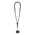 Lanyard Supporto Zaret nero - personalizzabile con logo