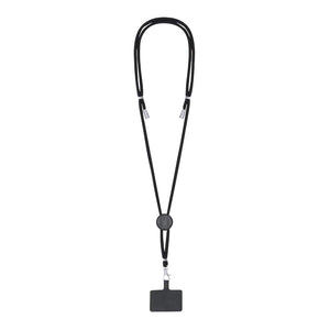 Lanyard Supporto Zaret nero - personalizzabile con logo