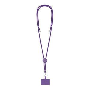 Lanyard Supporto Zaret porpora - personalizzabile con logo