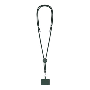 Lanyard Supporto Zaret verde escuro - personalizzabile con logo