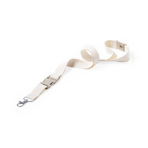 Lanyard Troix beige - personalizzabile con logo