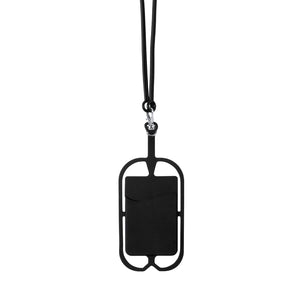 Lanyard Veltux nero - personalizzabile con logo