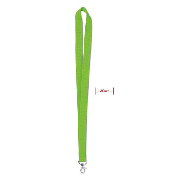 Lanyard verde calce - personalizzabile con logo