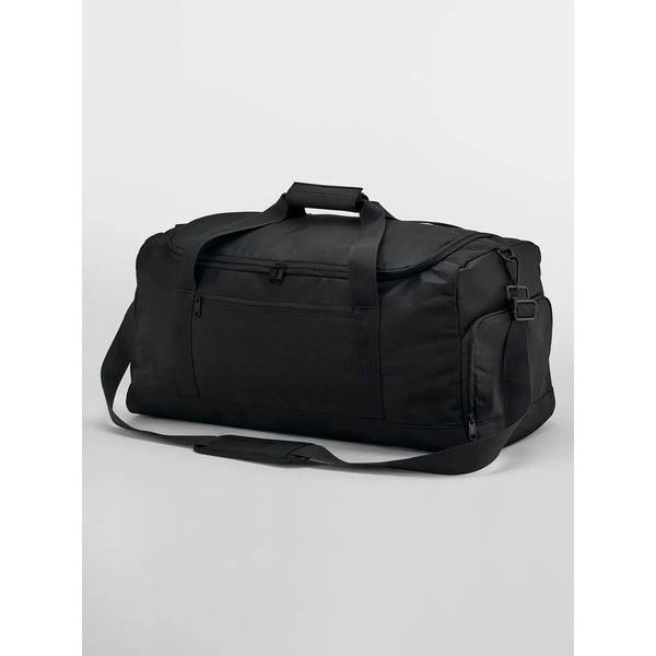Large Circuit Holdall nero - personalizzabile con logo