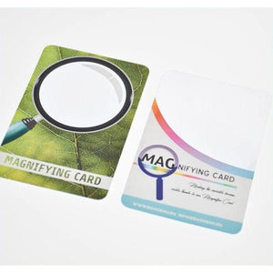 LENTE CARD - Carta Lente di Ingrandimento - personalizzabile con logo