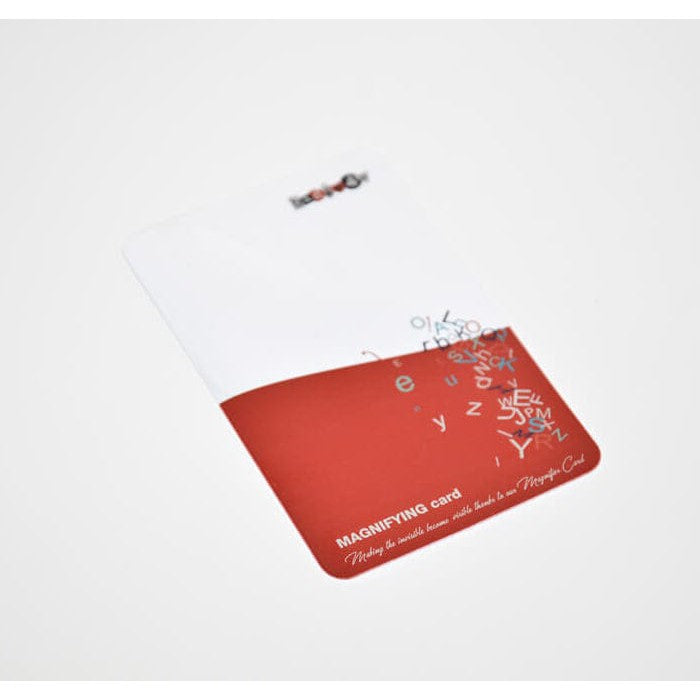 LENTE CARD - Carta Lente di Ingrandimento - personalizzabile con logo