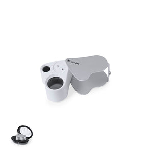 Lente Ingrandimento Keyan 30/60X color argento - personalizzabile con logo