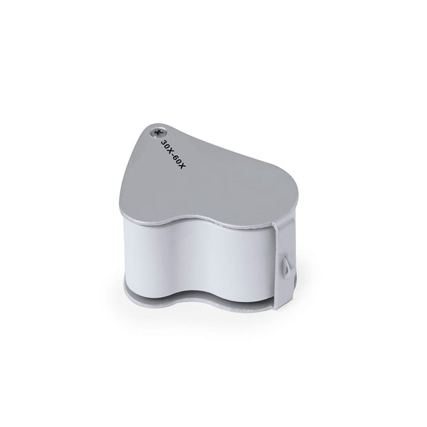 Lente Ingrandimento Keyan 30/60X color argento - personalizzabile con logo