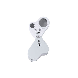 Lente Ingrandimento Keyan 30/60X color argento - personalizzabile con logo