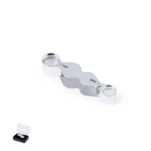 Lente Ingrandimento Nalix 10/20X color argento - personalizzabile con logo