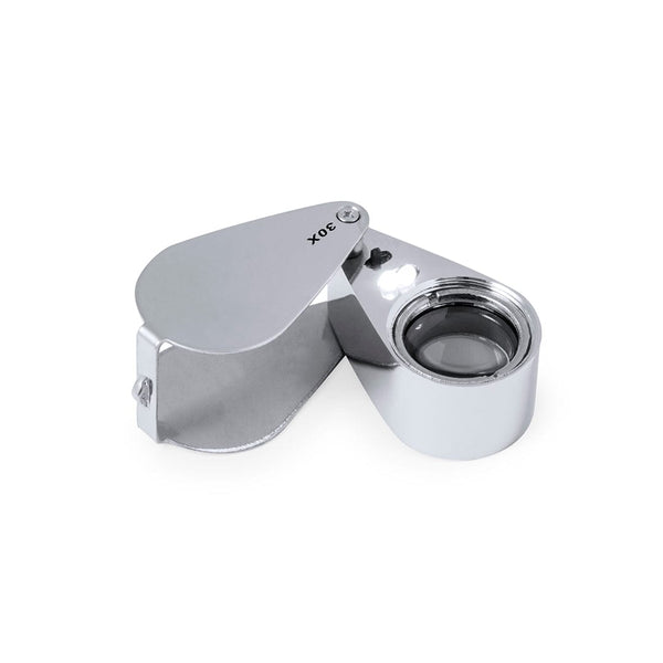 Lente Ingrandimento Yoplin 30X color argento - personalizzabile con logo