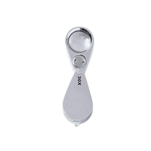 Lente Ingrandimento Yoplin 30X color argento - personalizzabile con logo