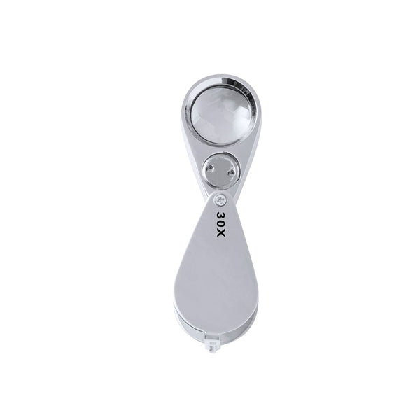Lente Ingrandimento Yoplin 30X color argento - personalizzabile con logo