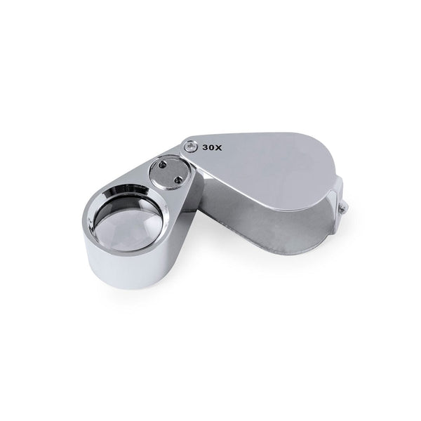 Lente Ingrandimento Yoplin 30X color argento - personalizzabile con logo