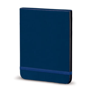 Libretto Tascabile A6 blu navy - personalizzabile con logo