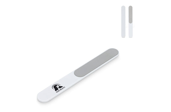 Lima per unghie Noa in ABS riciclato Bianco - personalizzabile con logo