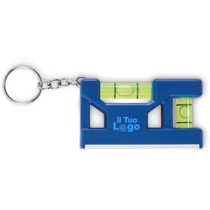 Livella magnetico con portachiavi Royal - personalizzabile con logo