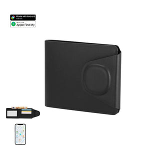 Localizzatore Porta Carte Portafoglio Nairobix nero - personalizzabile con logo