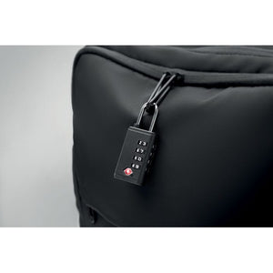 Lucchetto a 4 cifre TSA Nero - personalizzabile con logo