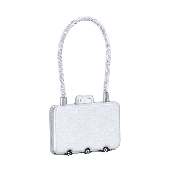 Lucchetto Konix color argento - personalizzabile con logo