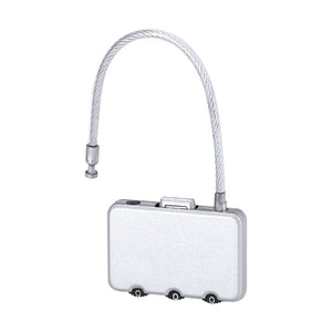 Lucchetto Konix color argento - personalizzabile con logo