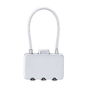 Lucchetto Konix color argento - personalizzabile con logo