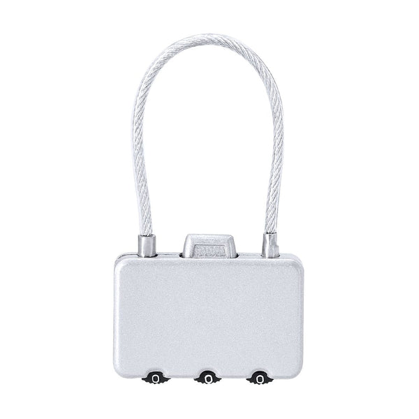 Lucchetto Konix color argento - personalizzabile con logo