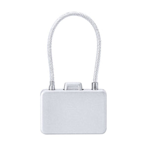 Lucchetto Konix color argento - personalizzabile con logo