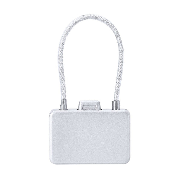 Lucchetto Konix color argento - personalizzabile con logo