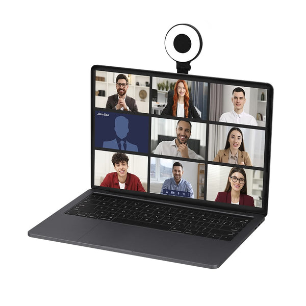 Luce ad Anello Cenob nero - personalizzabile con logo