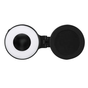 Luce ad Anello Cenob nero - personalizzabile con logo