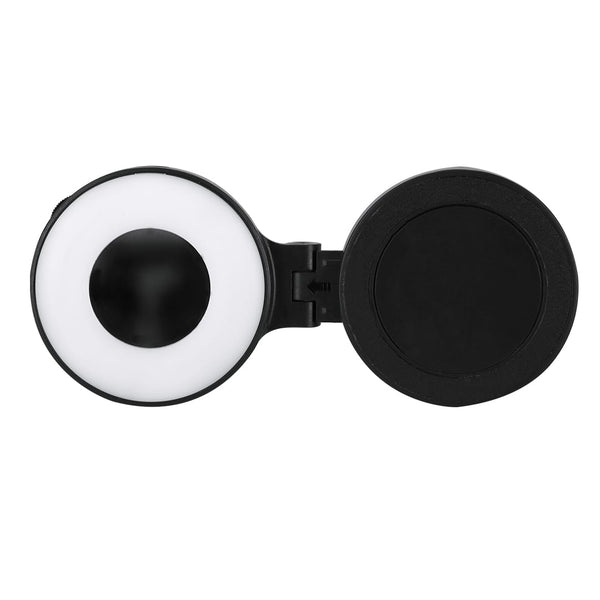 Luce ad Anello Cenob nero - personalizzabile con logo
