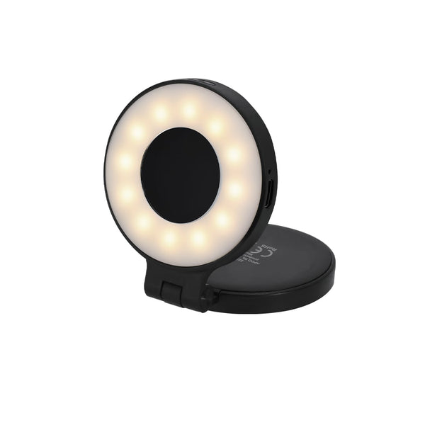 Luce ad Anello Cenob nero - personalizzabile con logo