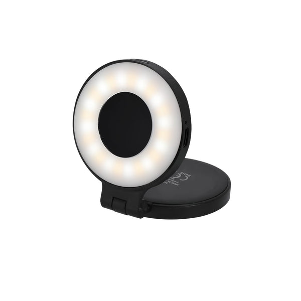 Luce ad Anello Cenob nero - personalizzabile con logo