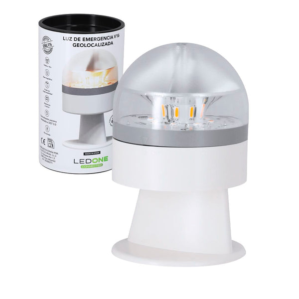Luce d'Emergenza V16 Geolocalizzata Busby - personalizzabile con logo