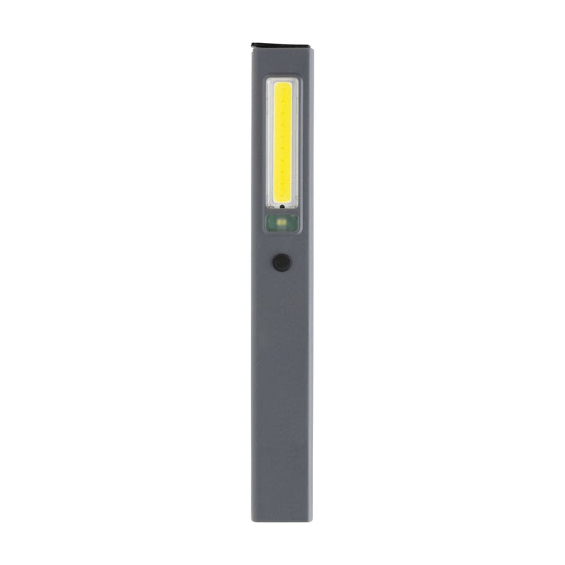Luce da ispezione Gear X ricaricabile USB in plastica RCS grigio - personalizzabile con logo