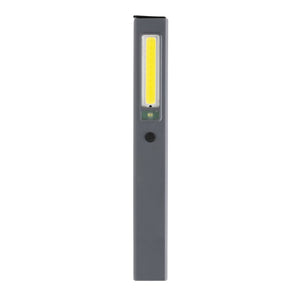 Luce da ispezione Gear X ricaricabile USB in plastica RCS grigio - personalizzabile con logo