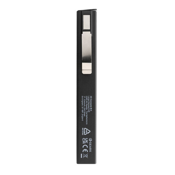 Luce da ispezione Gear X ricaricabile USB in plastica RCS grigio - personalizzabile con logo