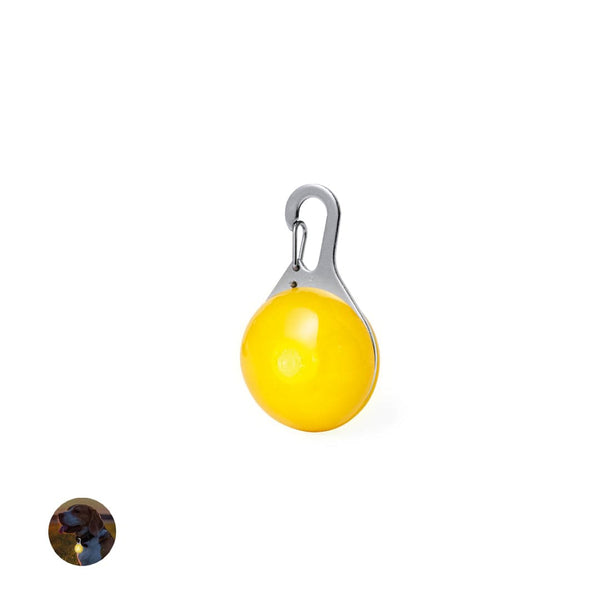 Luce di Sicurezza per Animali Kirix giallo - personalizzabile con logo