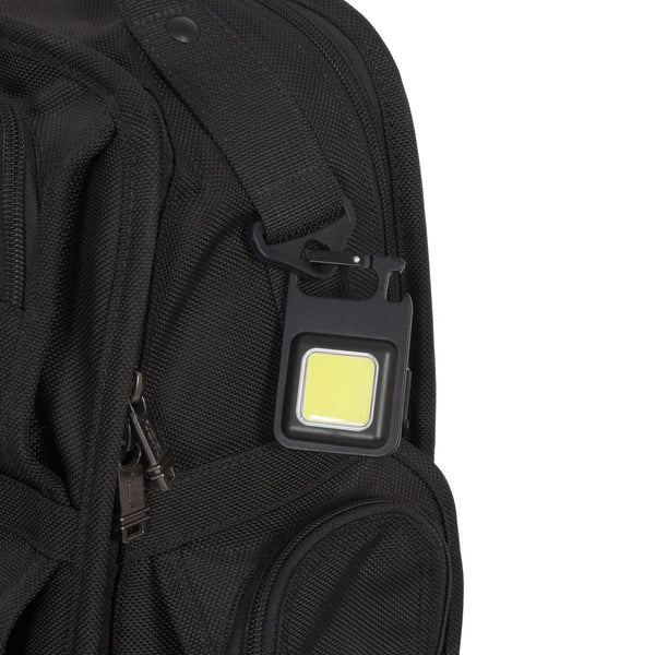 Luce magnetica ricaricabile COB Nero - personalizzabile con logo