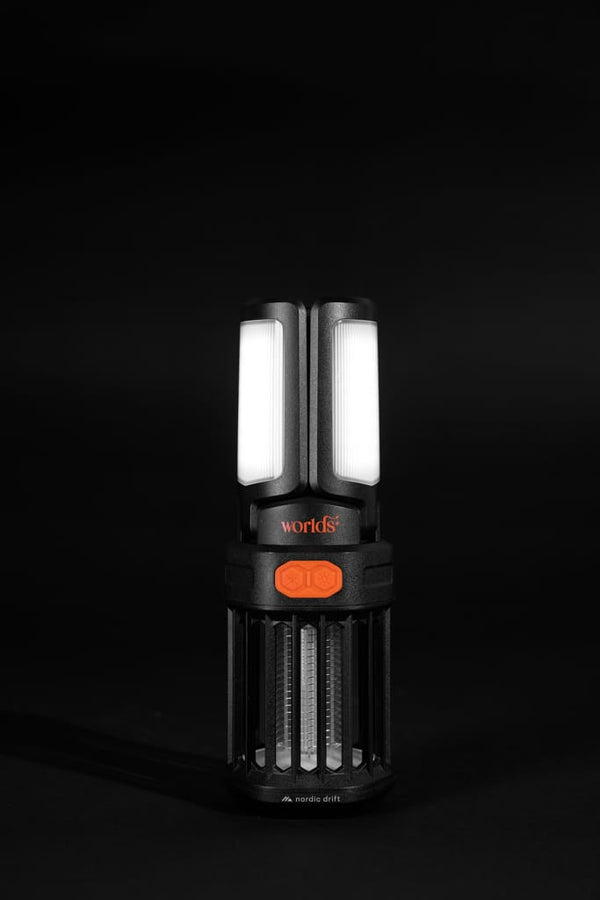 Luce portatile anti zanzare Nordic Drift Titan nero - personalizzabile con logo