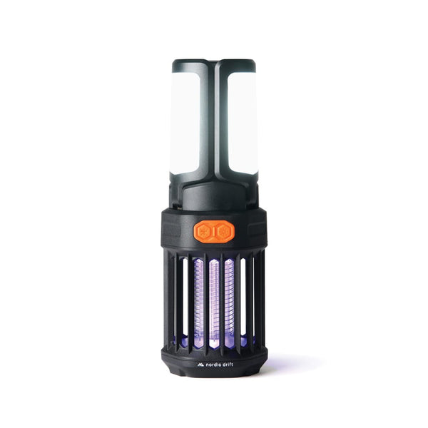 Luce portatile anti zanzare Nordic Drift Titan nero - personalizzabile con logo