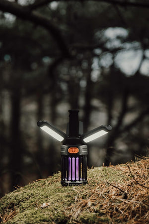 Luce portatile anti zanzare Nordic Drift Titan nero - personalizzabile con logo
