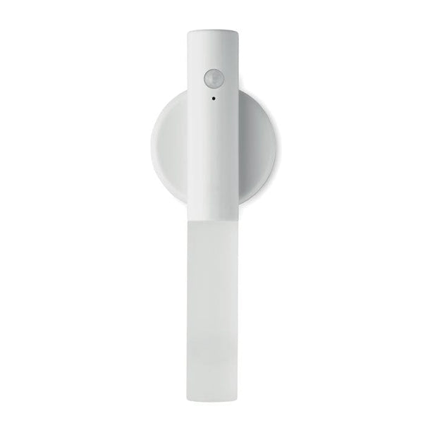 Luce ricaricabile con sensore Bianco - personalizzabile con logo
